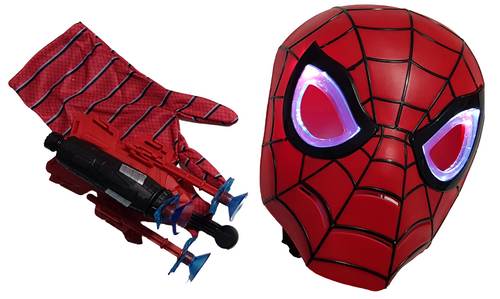 Set Spiderman Mascara y Lanzadardos