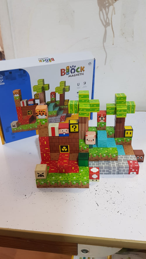 Bloques Magneticos Cubos de Minecraft