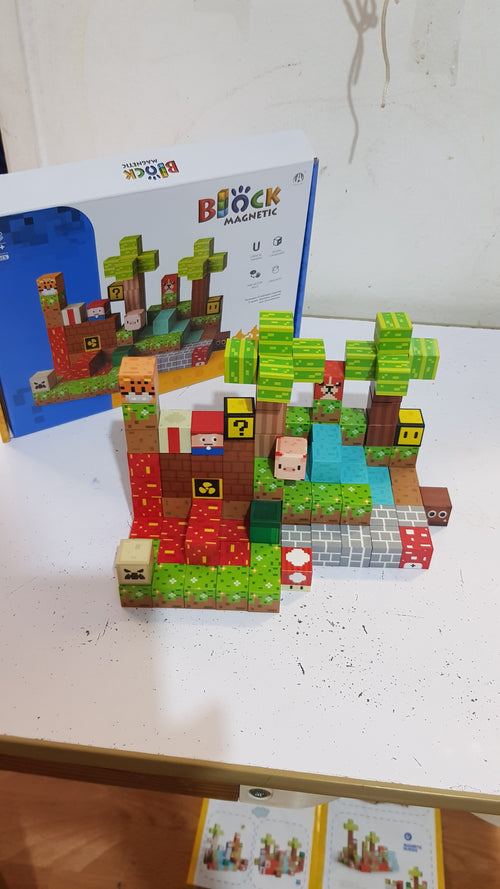 Bloques Magneticos Cubos de Minecraft