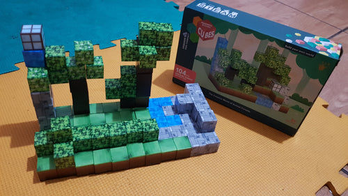 Bloques Magneticos Cubos de Minecraft