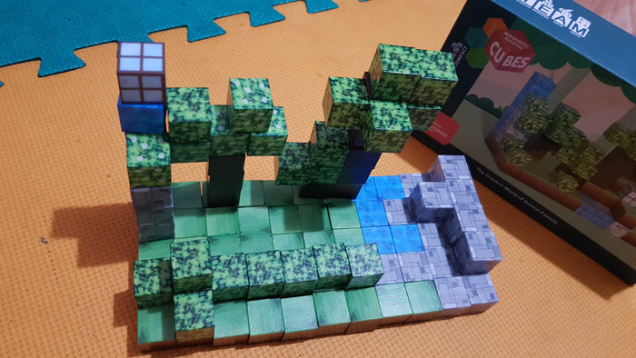 Bloques Magneticos Cubos de Minecraft