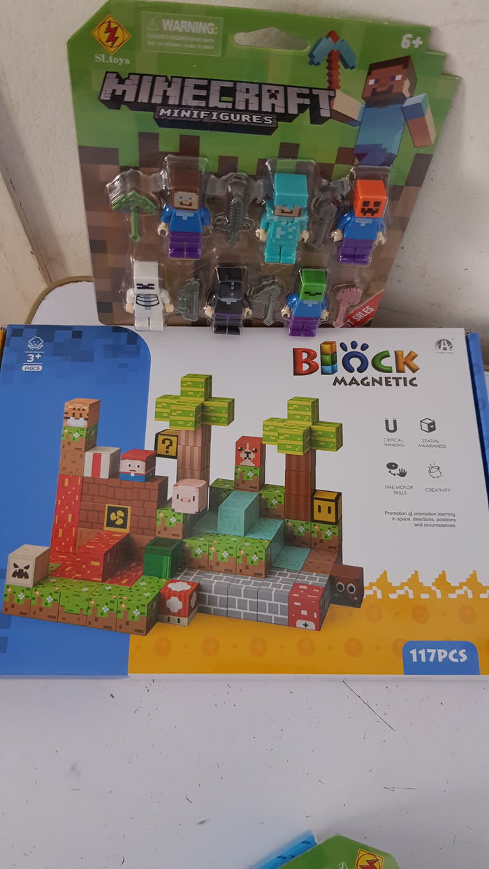 Bloques Magneticos Cubos de Minecraft