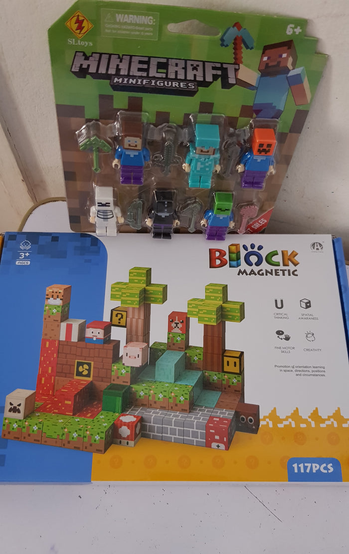 Bloques Magneticos Cubos de Minecraft