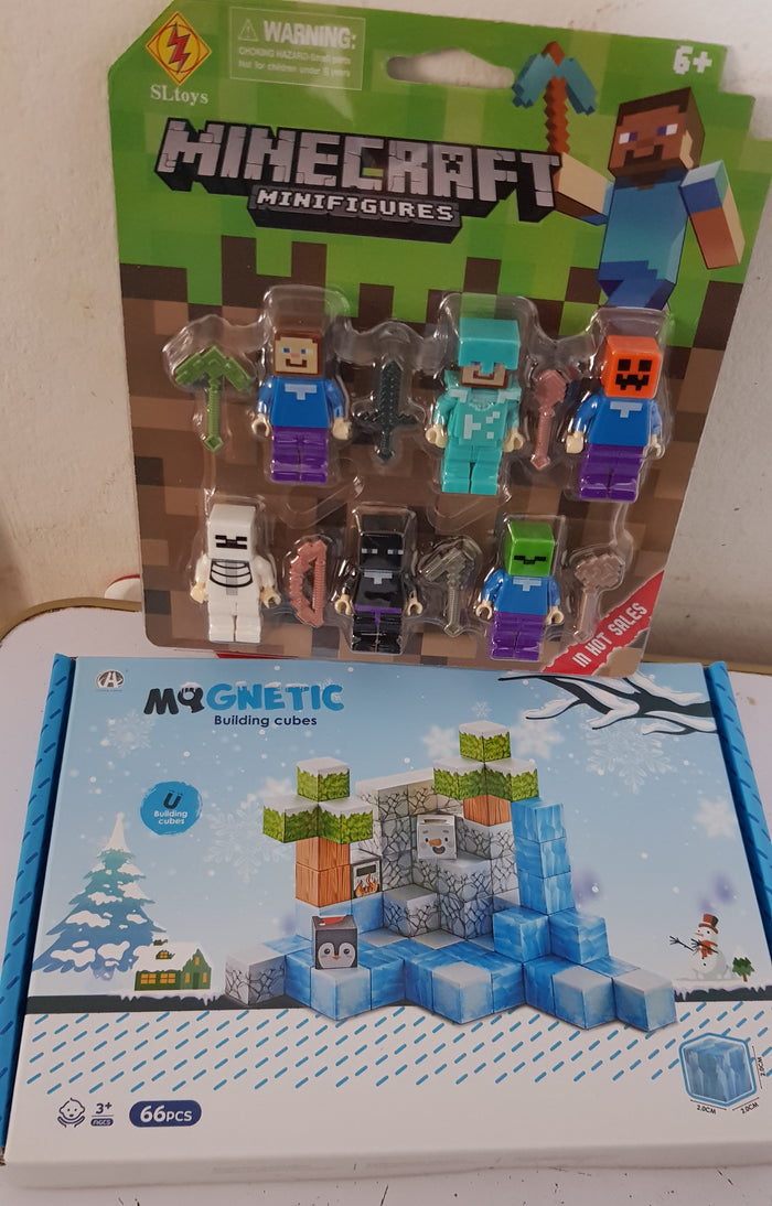 Bloques Magneticos Cubos de Minecraft