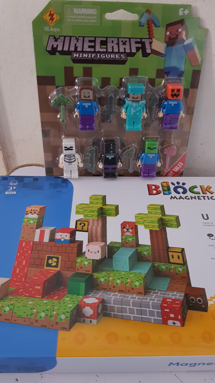 Bloques Magneticos Cubos de Minecraft