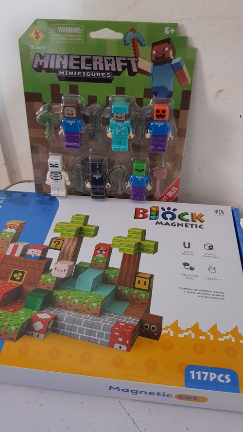 Bloques Magneticos Cubos de Minecraft