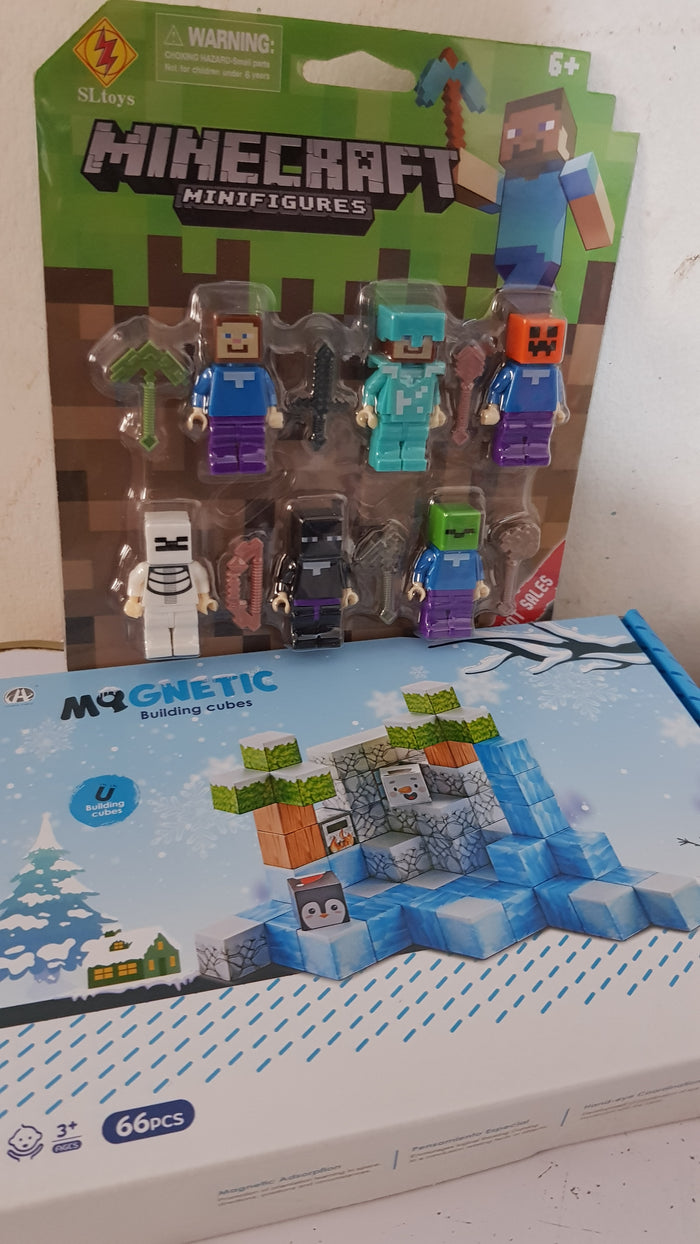 Bloques Magneticos Cubos de Minecraft
