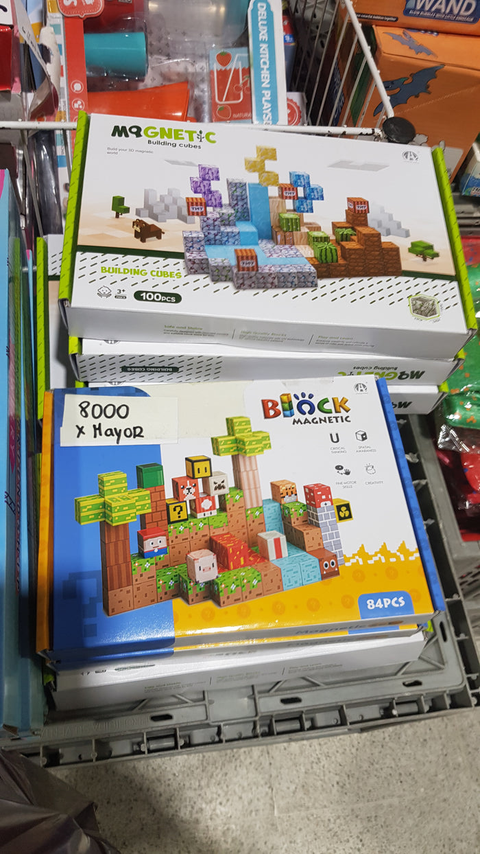 Bloques Magneticos Cubos de Minecraft