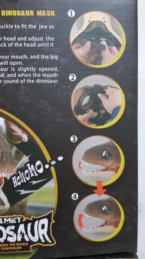 Mascara Dinosaurio