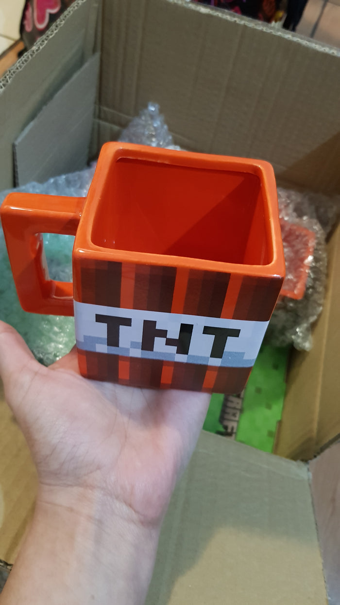 Tazon Ceramica Minecraft TNT Original