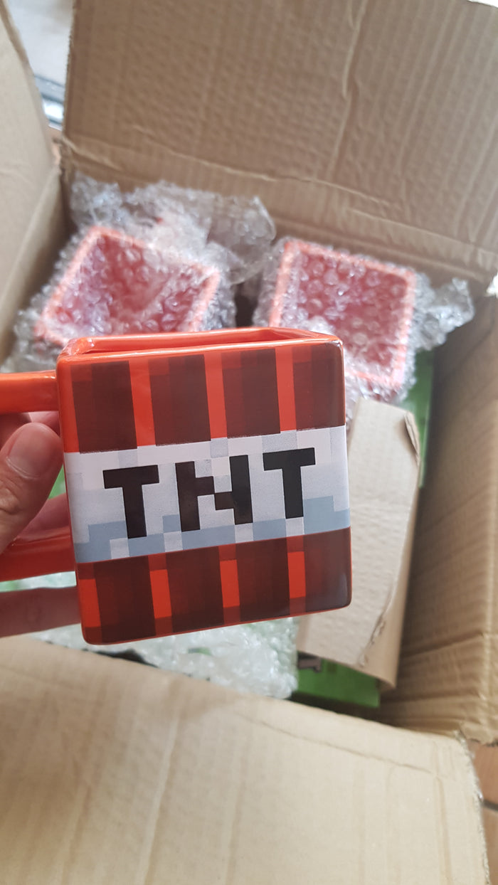 Tazon Ceramica Minecraft TNT Original