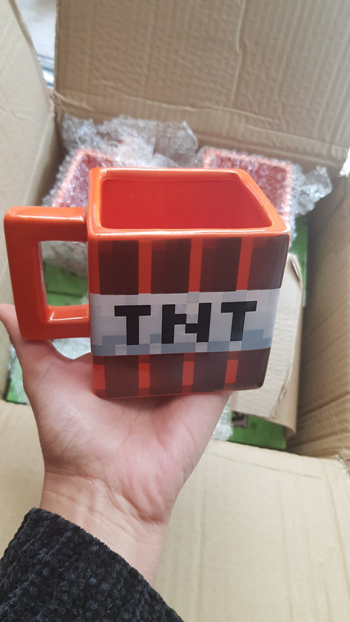 Tazon Ceramica Minecraft TNT Original