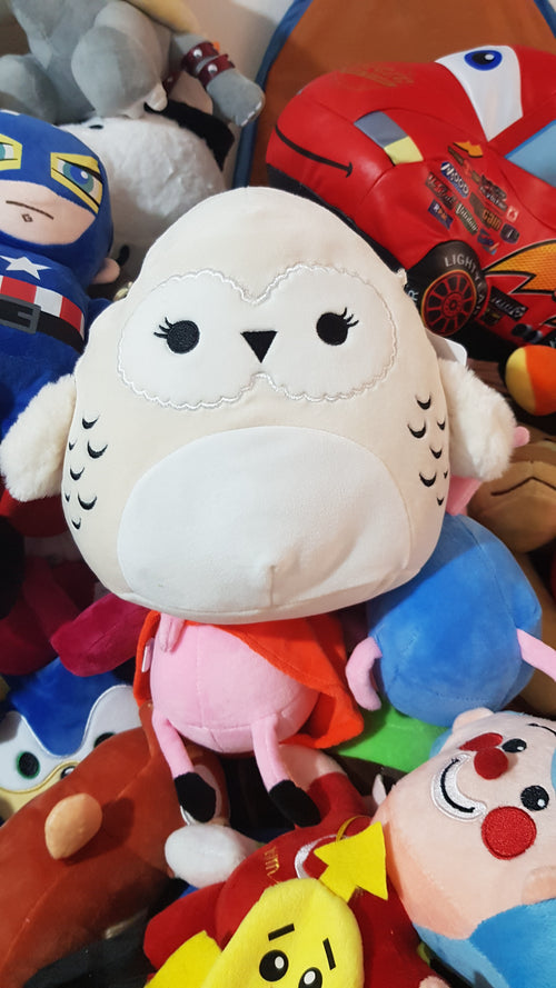 PELUCHE HARRY POTTER HEDWIG SQUISHMALLOWS 20CM LECHUZA HARRY POTTER LECHUZA HEDWIG LECHUZA BLANCA