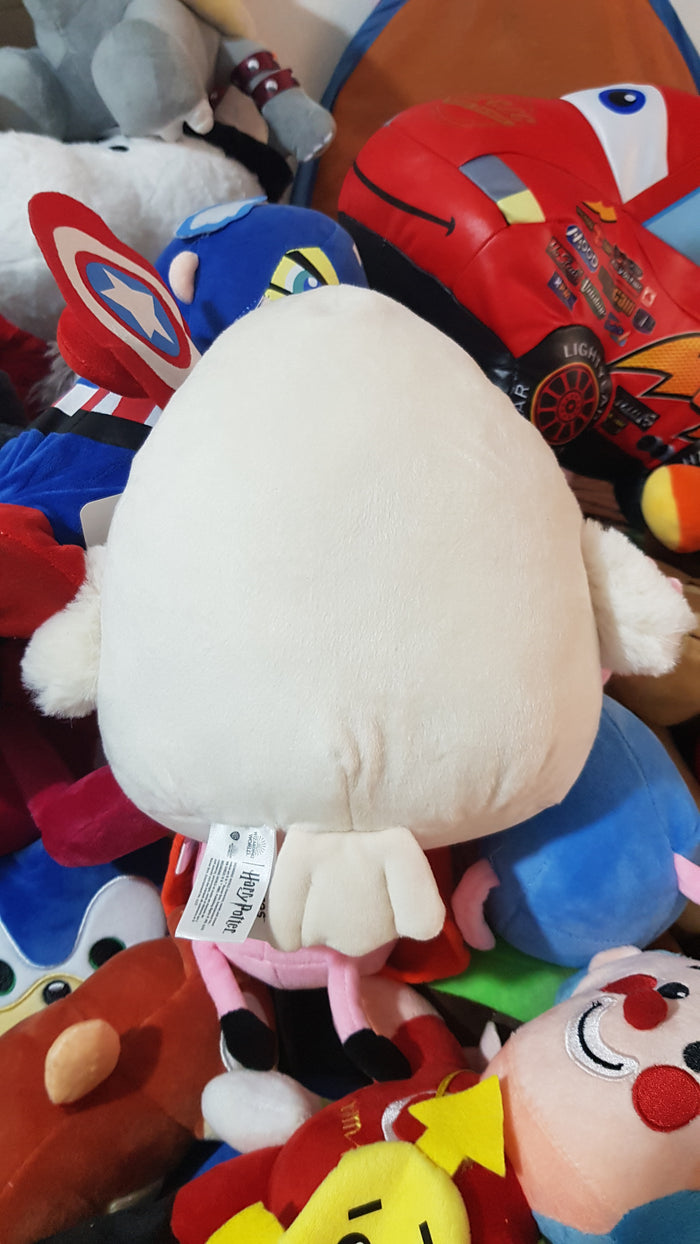 PELUCHE HARRY POTTER HEDWIG SQUISHMALLOWS 20CM LECHUZA HARRY POTTER LECHUZA HEDWIG LECHUZA BLANCA
