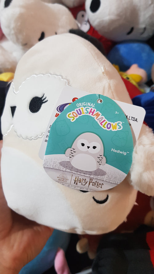 PELUCHE HARRY POTTER HEDWIG SQUISHMALLOWS 20CM LECHUZA HARRY POTTER LECHUZA HEDWIG LECHUZA BLANCA